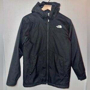 The North Face Apex Elevation Hooded Jacket Boy’s Size XL 18/20 Black Polyester